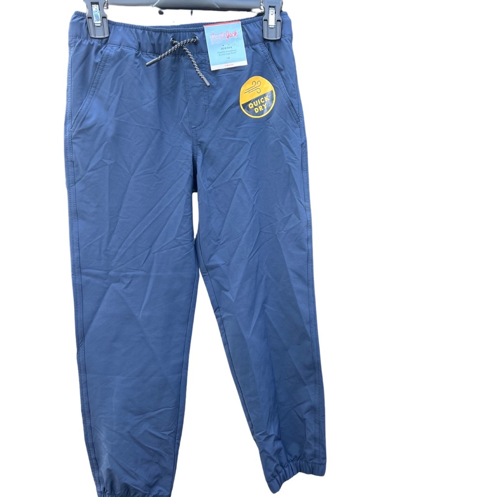 Cat & Jack warm pants Boy Blue Stretch Sz 10 drawstring